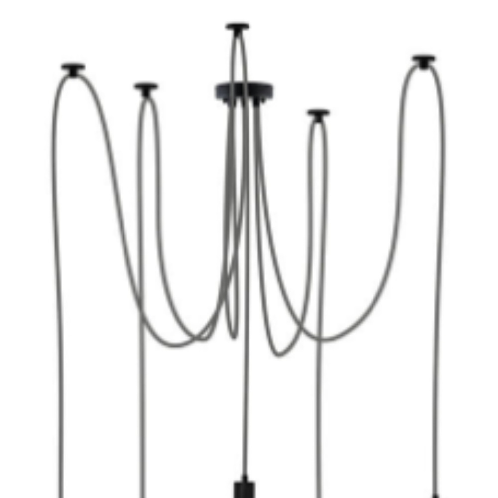 5 Pendant Swag Chandelier - Picture 5 of 6